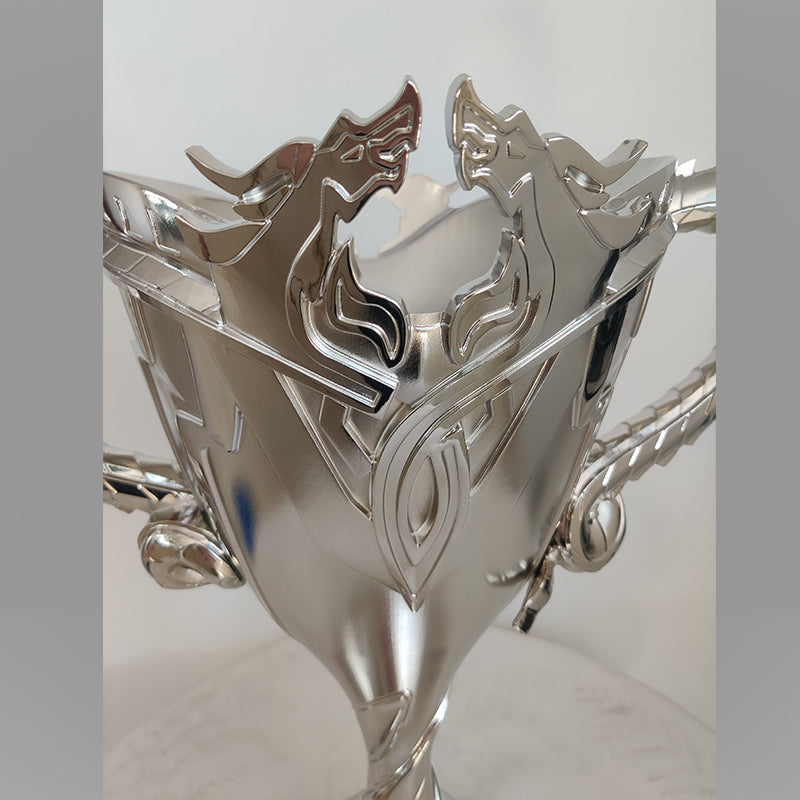 Honor of Kings trophies,Silver Dragon Trophy,esports tournament trophies, custom game trophies, trophy factory, trophy manufacturer, trophy wholesale, custom metal trophies, trophies, trophy customization, trophy ordering.