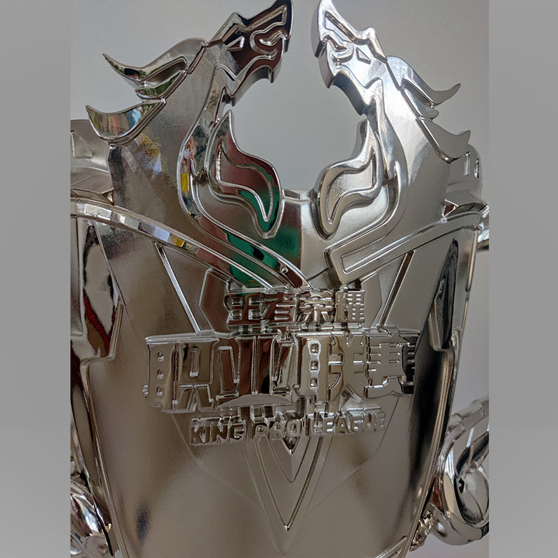 Honor of Kings trophies,Silver Dragon Trophy,esports tournament trophies, custom game trophies, trophy factory, trophy manufacturer, trophy wholesale, custom metal trophies, trophies, trophy customization, trophy ordering.