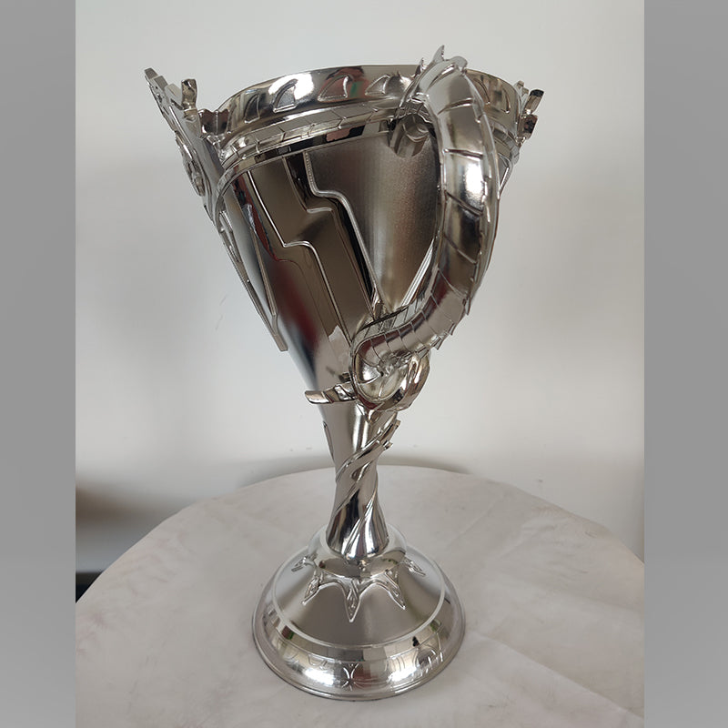 Honor of Kings trophies,Silver Dragon Trophy,esports tournament trophies, custom game trophies, trophy factory, trophy manufacturer, trophy wholesale, custom metal trophies, trophies, trophy customization, trophy ordering.